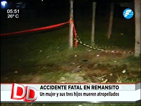 Trágico: una mujer y sus tres hijos mueren tras accidente en Remansito ...