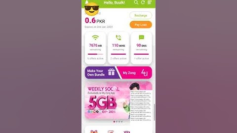 Zong 100% Free Internet Latest Trick | Get Free 10GB|| My zong App  #zongappnewscprit #myzongapp