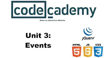 Make an Interactive Website: Events