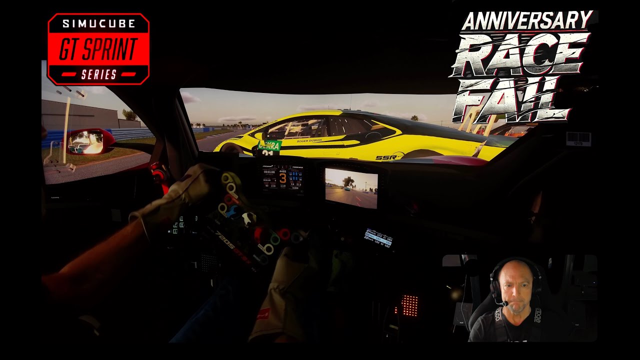 iRacing GT Sprint Series Simucube - Sebring Drama - Immersive Racing - D-Box - 57“ G9 Monitor