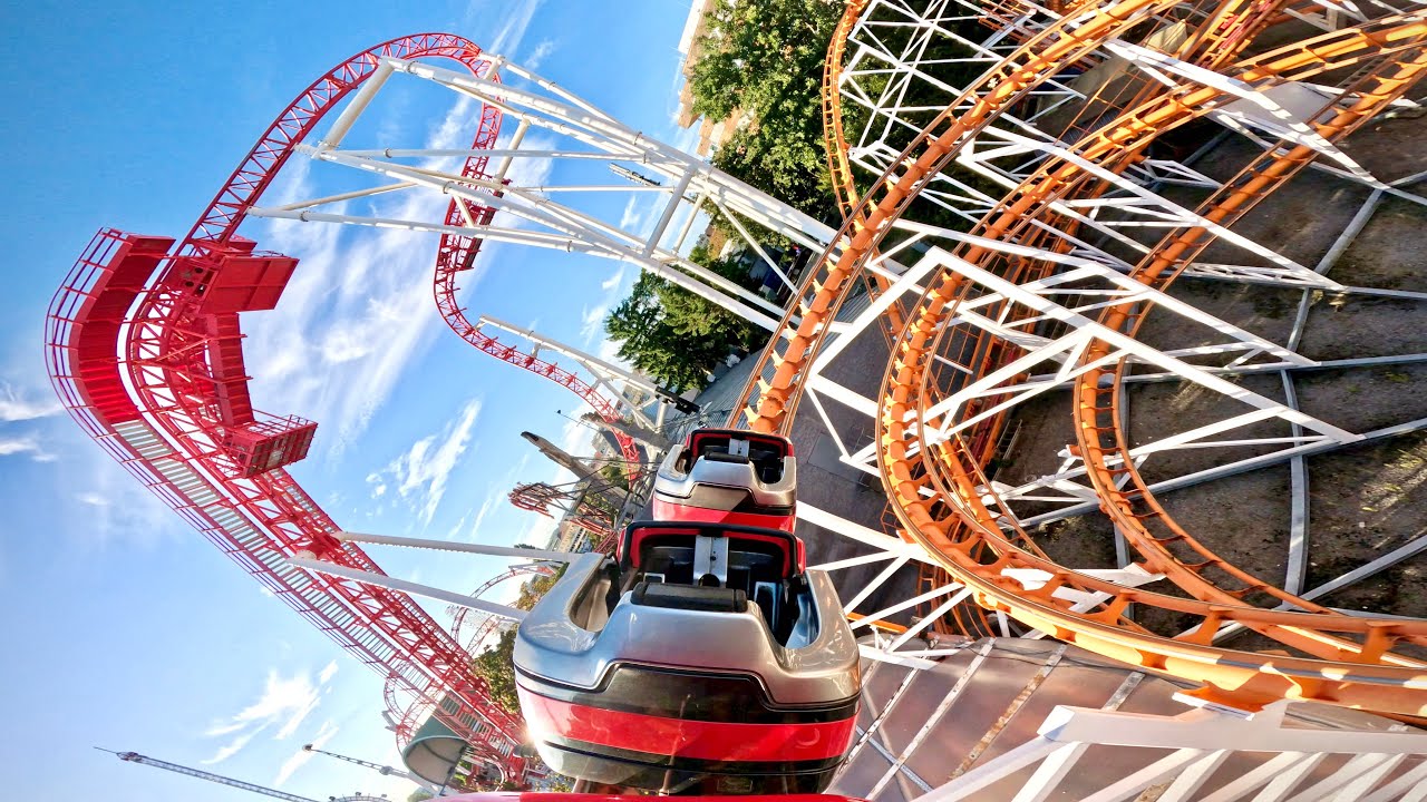 Megablitz 最後尾 on-ride POV (乗車映像) / Wiener Prater
