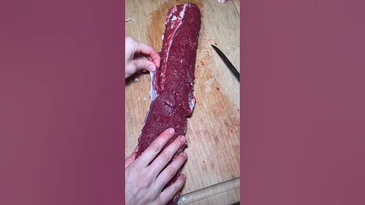 Deer Backstrap Butchering #shorts