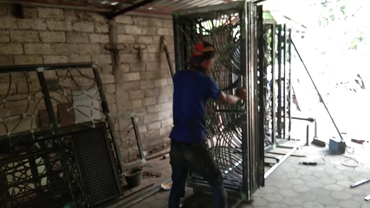 Pagar lipat dorong (0856 4837 3773) - YouTube