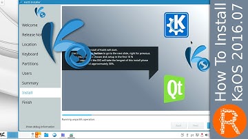 How To Install KaOS 2016.07