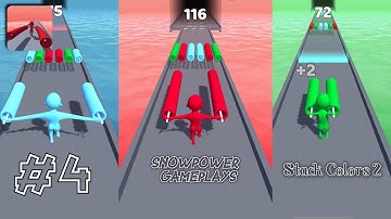 Stack Colors 2-  All levels Mobile Gameplay Walkthrough Part # 4