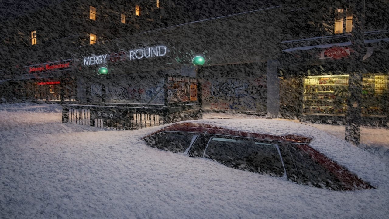 Strong Winds & Cold Snow | Sound of Howling Wind and Snowstorm ...