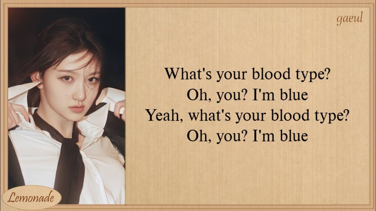 IVE Blue Blood Easy Lyrics IVE Blue Blood Easy Lyrics