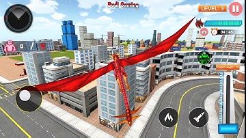 Formula Car Robot Transform - Flying Dragon Robot Games - Android Gameplay