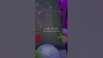 تلاوة خاشعة | سورة الشرح 1-4 | راحة القلب 🤍