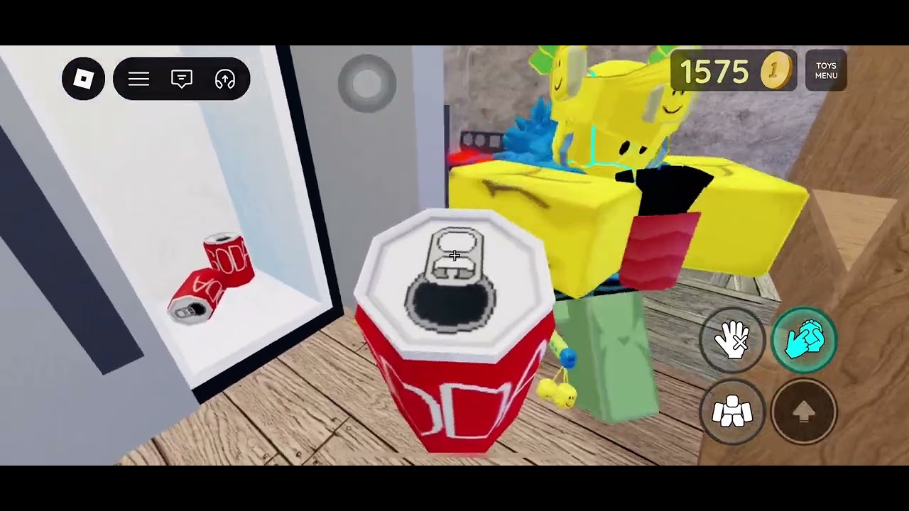 playing fling things and object  with johanpillow