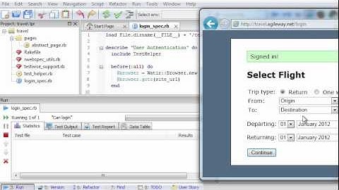 Watir Tutorial - Write Watir tests with RSpec