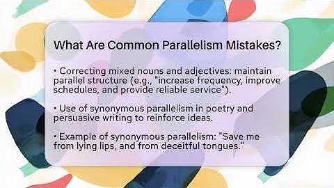 What Are Common Parallelism Mistakes? - The Prose Path