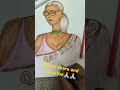 #creation #trending #fashionillustration #drawing #painting #gulabisadi #saree #sketching