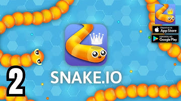 Snake.io Gameplay Walkthrough Part 2 - (Android, iOS)