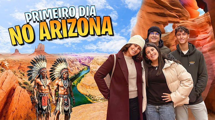 Primeiro dia no Arizona - Fomos para um Canyon muito lindo!