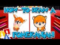 How to draw a pomeranian puppy