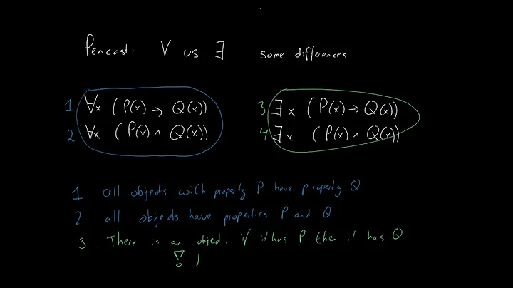 [Old version] Some differences between Forall and ...