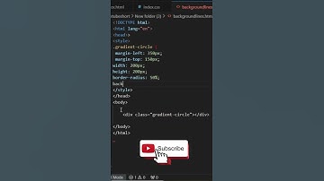 Gradient circle | HTML CSS#shorts