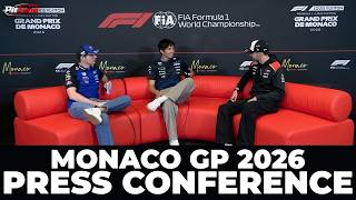 F1 Drivers Pre Race Press Conference | Monaco Grand Prix 2026 | PART 2