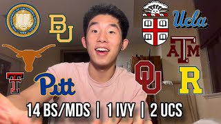 I applied to 20 colleges + BS/MDs and here’s what happened…