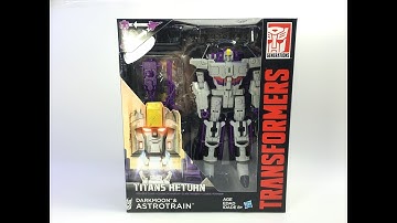 Transformers: Titans Return - Voyager ASTROTRAIN w/ Darkmoon