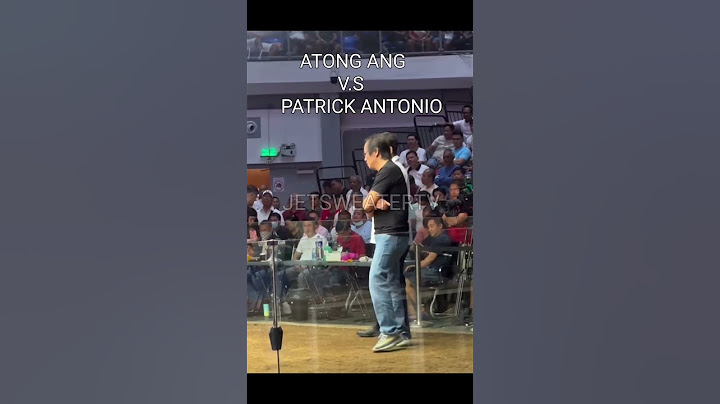 ATONG ANG X PATRICK ANTONIO
