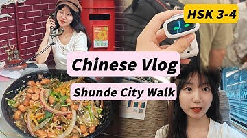 【Pinyin & Eng Sub】和朋友一起逛顺德 Exploring Shunde with my friend | Learn Chinese through vlogs | HSK 3-4