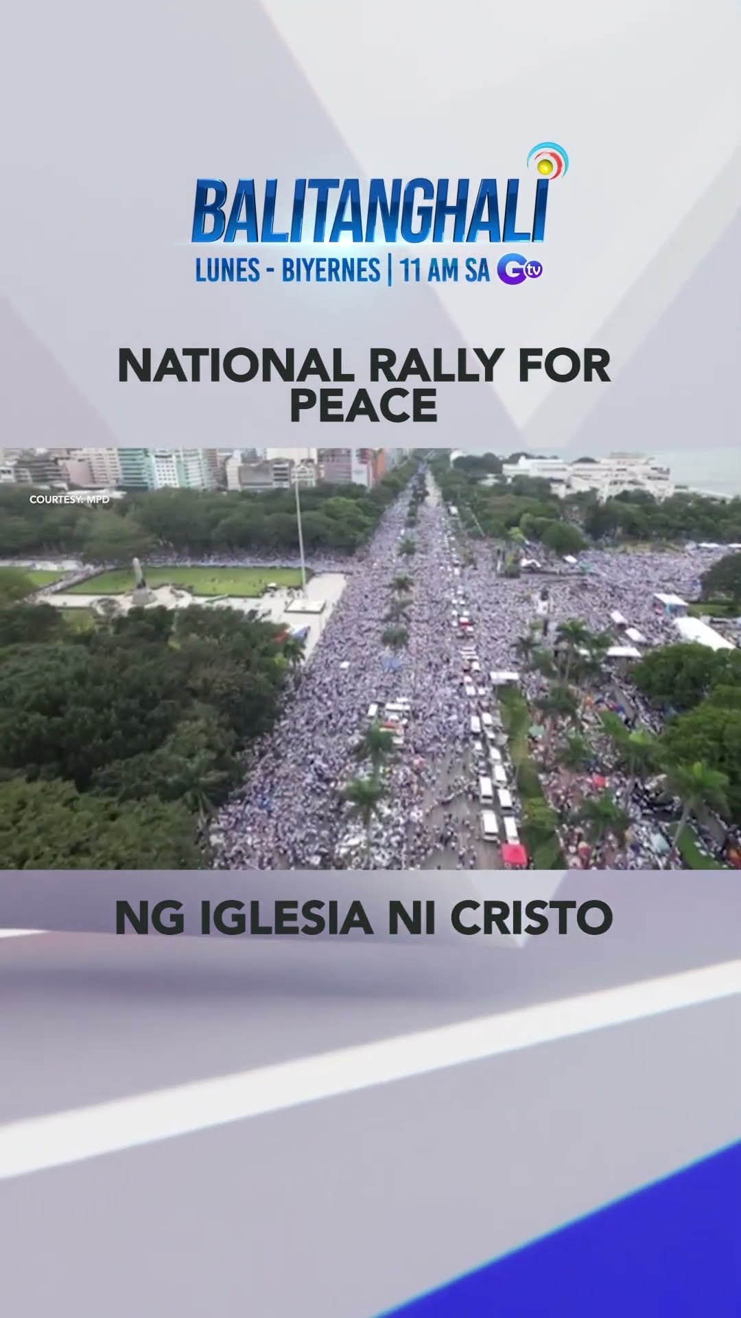 Mga miyembro ng INC, dumagsa sa Quirino Grandstand para sa Nat'l Rally For Peace | Balitanghali