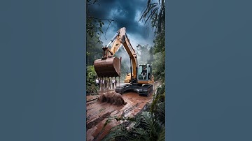 Excavator Digs Up a Giant Snake in the Jungle#ExcavatorFindsSnake #JungleDiscovery#WildlifeEncounter