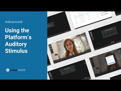 Using remotEMDR's Auditory Stimulus