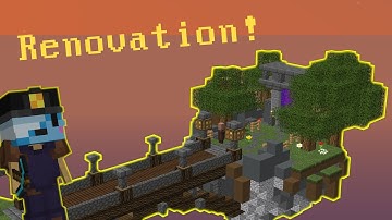 Renovating the island - Hypixel Skyblock