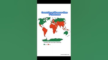 Countries with more than 5 timezone|| #education