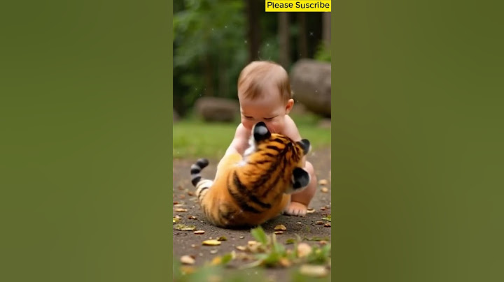 Brave Baby Plays with a Tiger – Must Watch! 👶🔥 #shortvideo