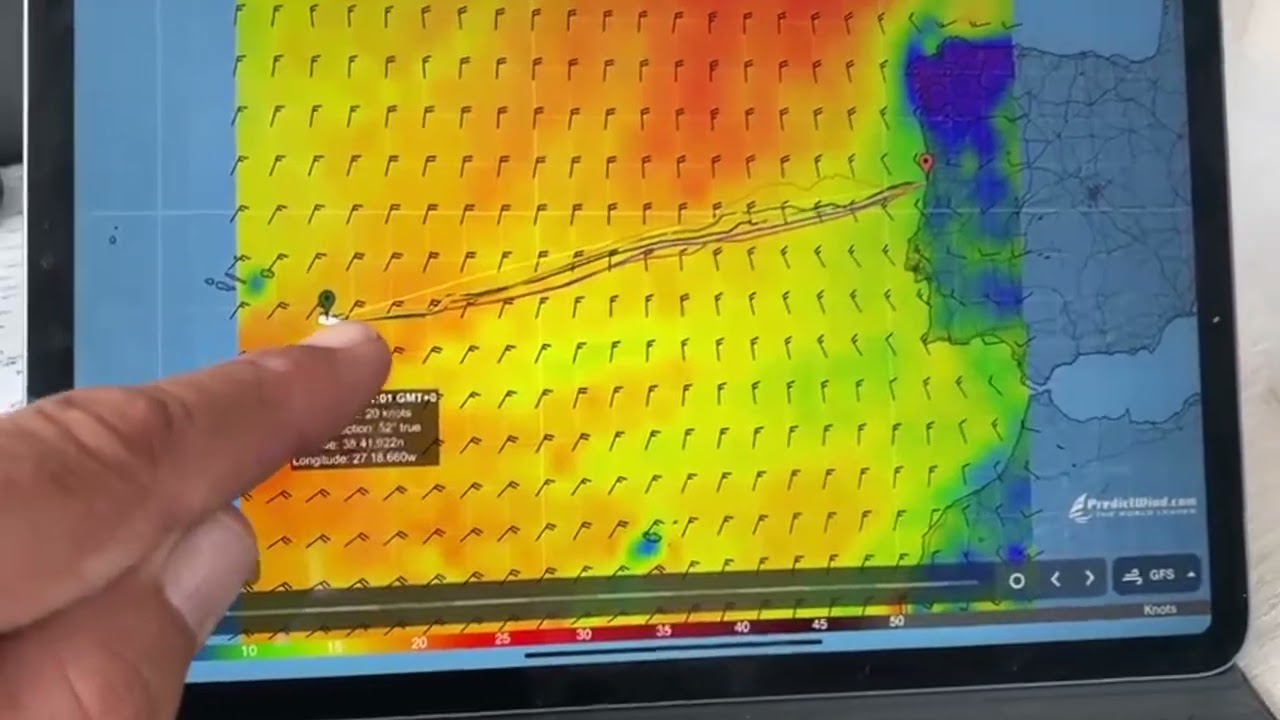 Weather & Routing Ponta Delgada to Porto, Portugal YouTube