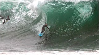 Massive Waves Kick Off the Wedge Surf Season