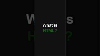 Tutorial 001 | 🤔✨ HTML Basics: What is HTML?  #htmltutorial #html  #coder #viral #tranding #shorts