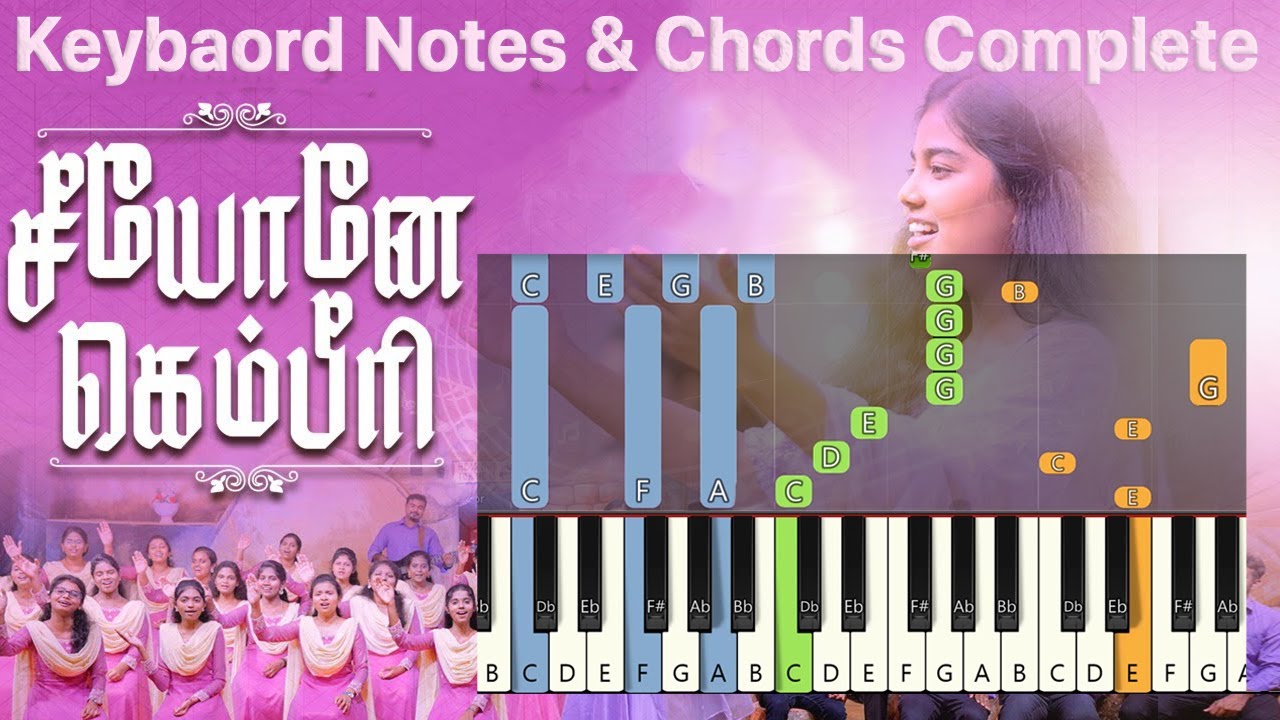   Keyboard Notes and Chords Seeyonae Gemberi  Praiselin Stephen  Jesus Redeems