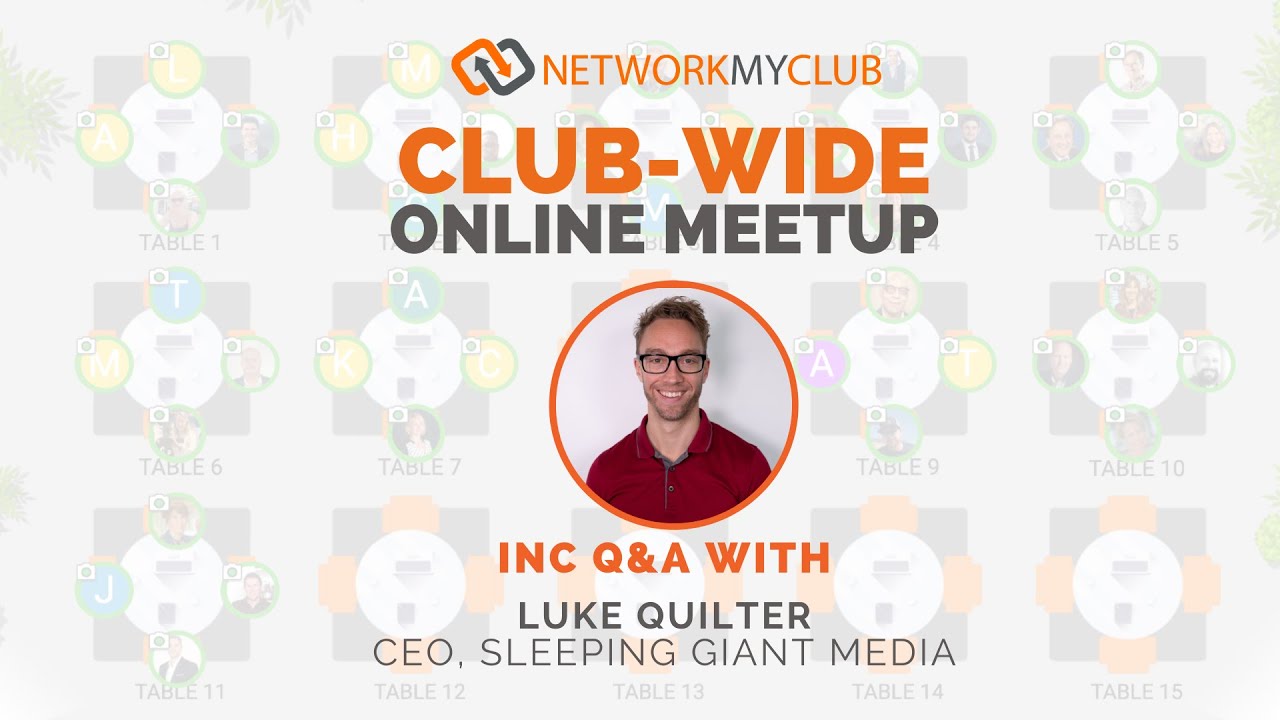 Online Meetup Q&A with Luke Quilter