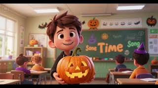 Pumpkin Time Song at School 🎃 Halloween Countdown! | Nursery Rhymes & Kids Songs