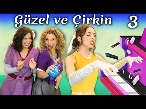 Güzel ve Çirkin - Kıskanç Kız Kardeşler | Cadının Büyüsü | Adisebaba Masallar