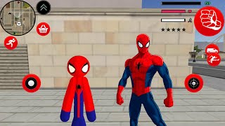 Süper Kahraman Çöp Adam - Amazing Spider-StickMan Rope Hero #11 - Android Gameplay