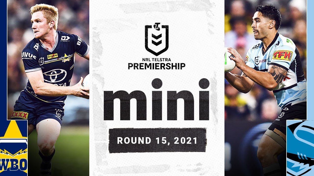 Right down to the wire in Townsville as Cowboys welcome Sharks Match Mini Round 15, 2021 NRL