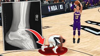 CRAZIEST *ANKLE BREAKER* IN LA LAKERS DEBUT - NBA 2K19 My Career