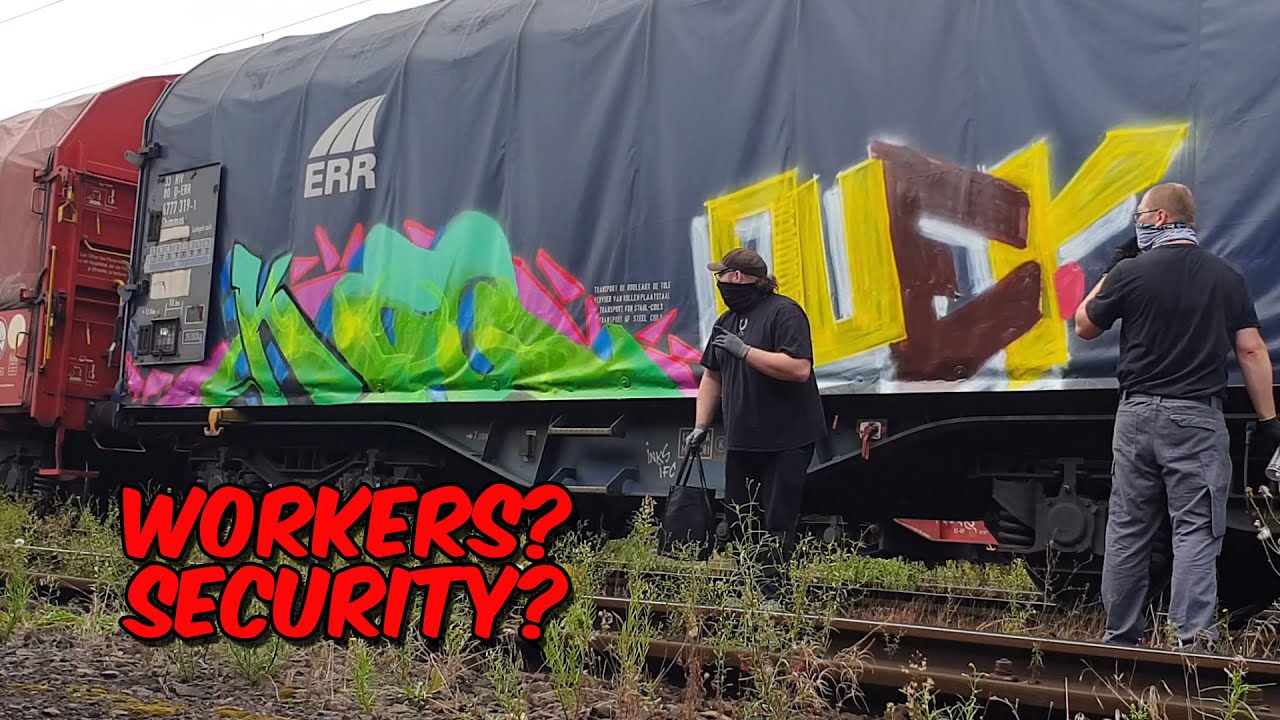 voices in the freight yard? RAW graffiti