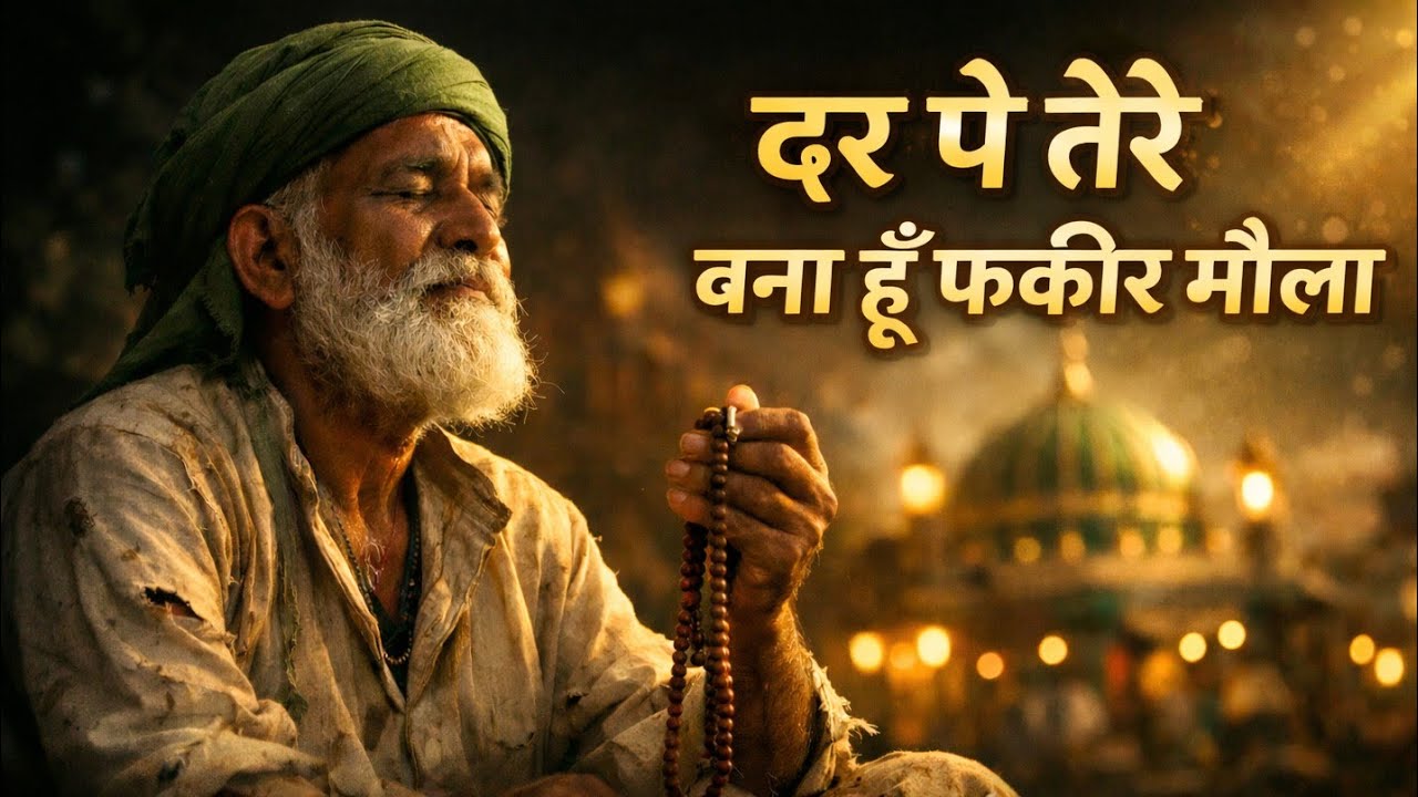 दर पे तेरे बना हूँ फकीर मौला 🤍✨| Soulful Sufi Nasheed | Fakiri Style | Yamani Music 🎼