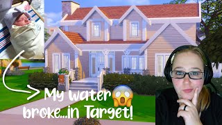 MY WATER BROKE IN TARGET!!!🤰😱 | Mommy Monday Speed Build!