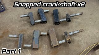 Repairing snapped crankshafts. Part 1