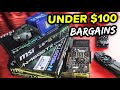 Buying CHEAP Under $100 PCs and GPUs! (March 2021 Used PC Parts Hunt)