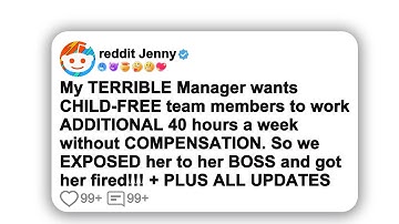 My TERRIBLE Manager wants CHILD-FREE team members to…#reddit #shorts #viral