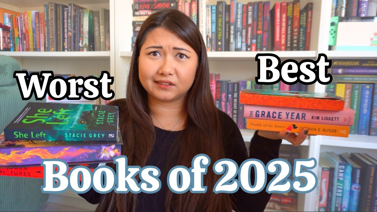 Лучшие и худшие книги, которые я читаю каждый месяц в 2025 году.